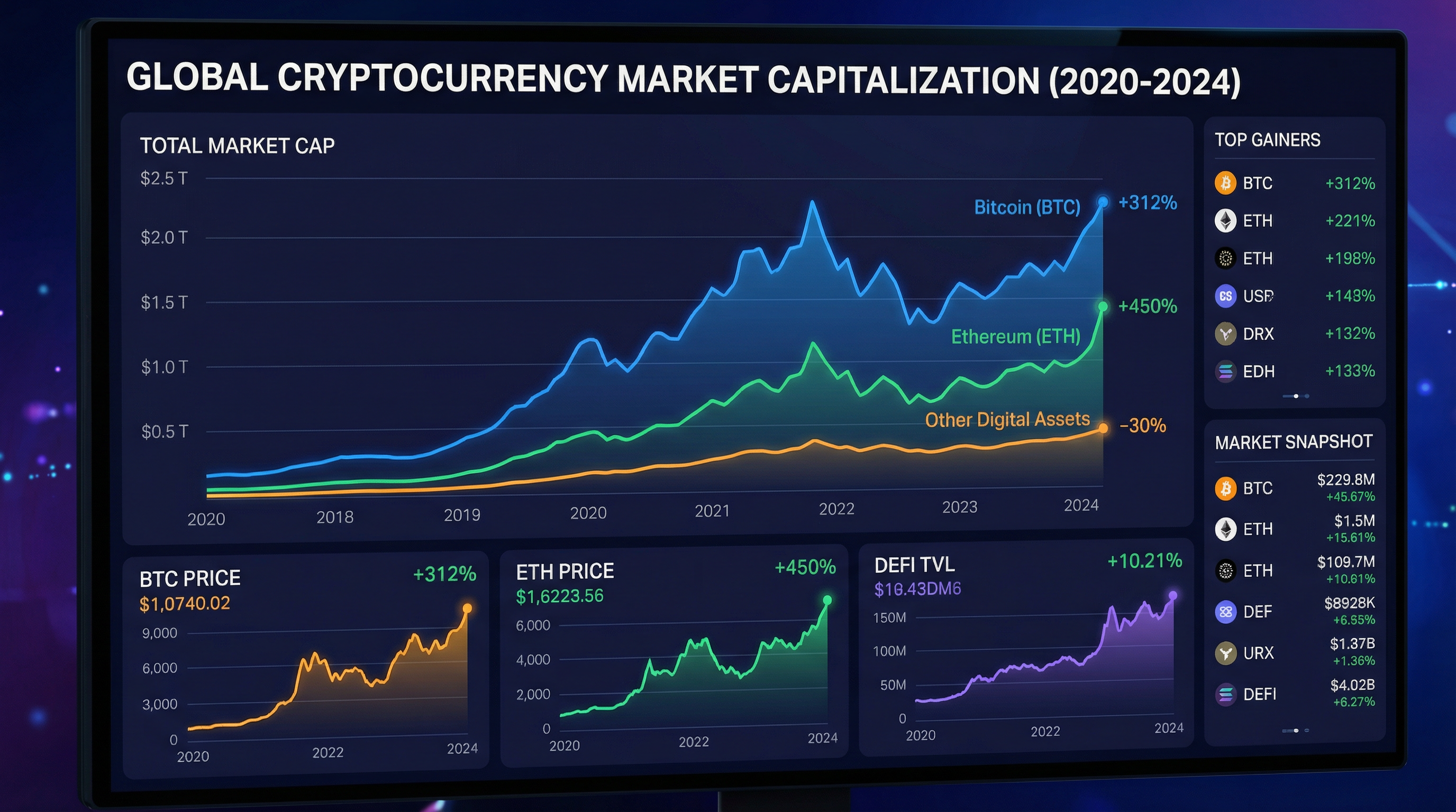 Cryptocurrency Market Growth