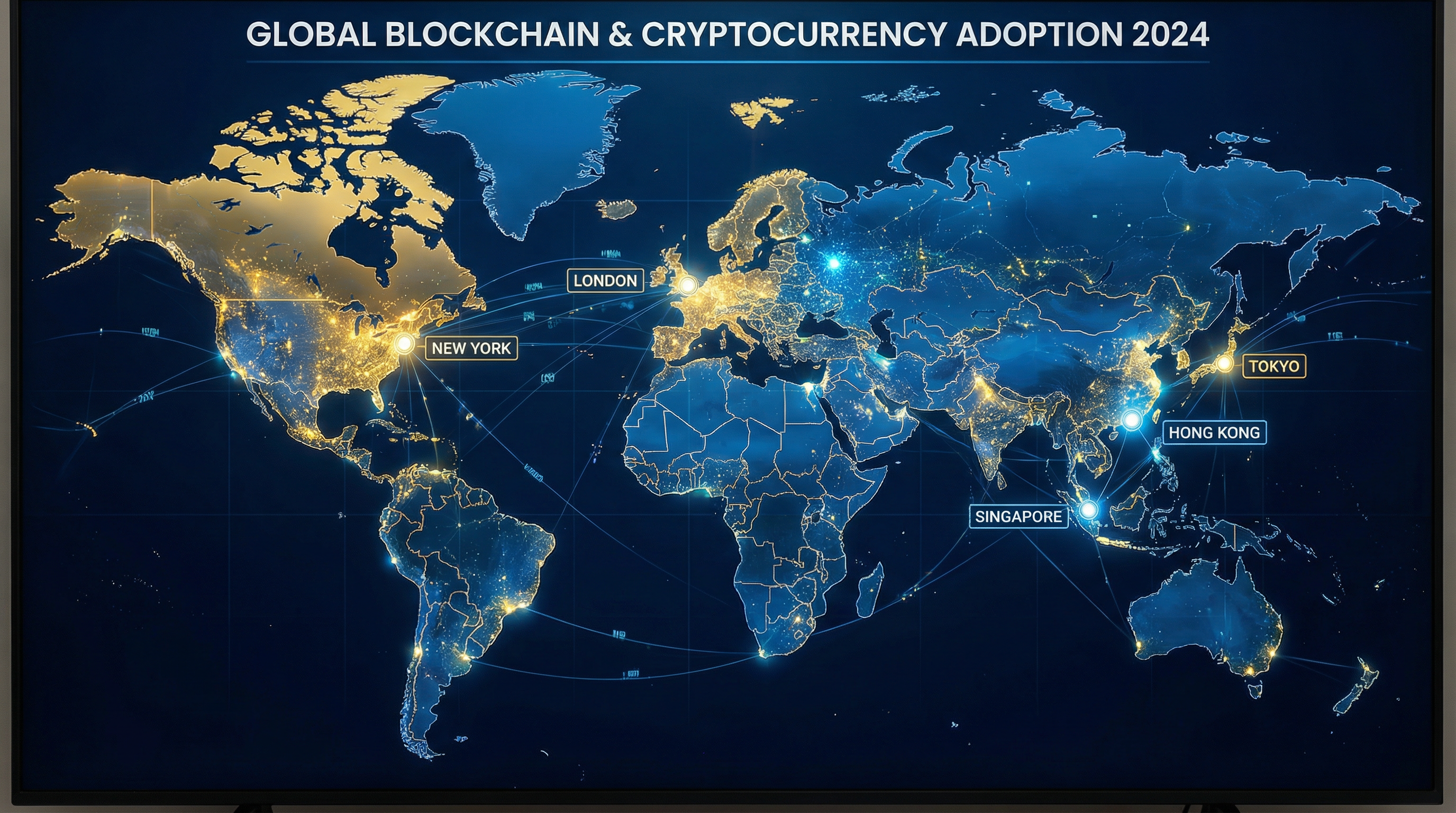Global Blockchain Adoption Map