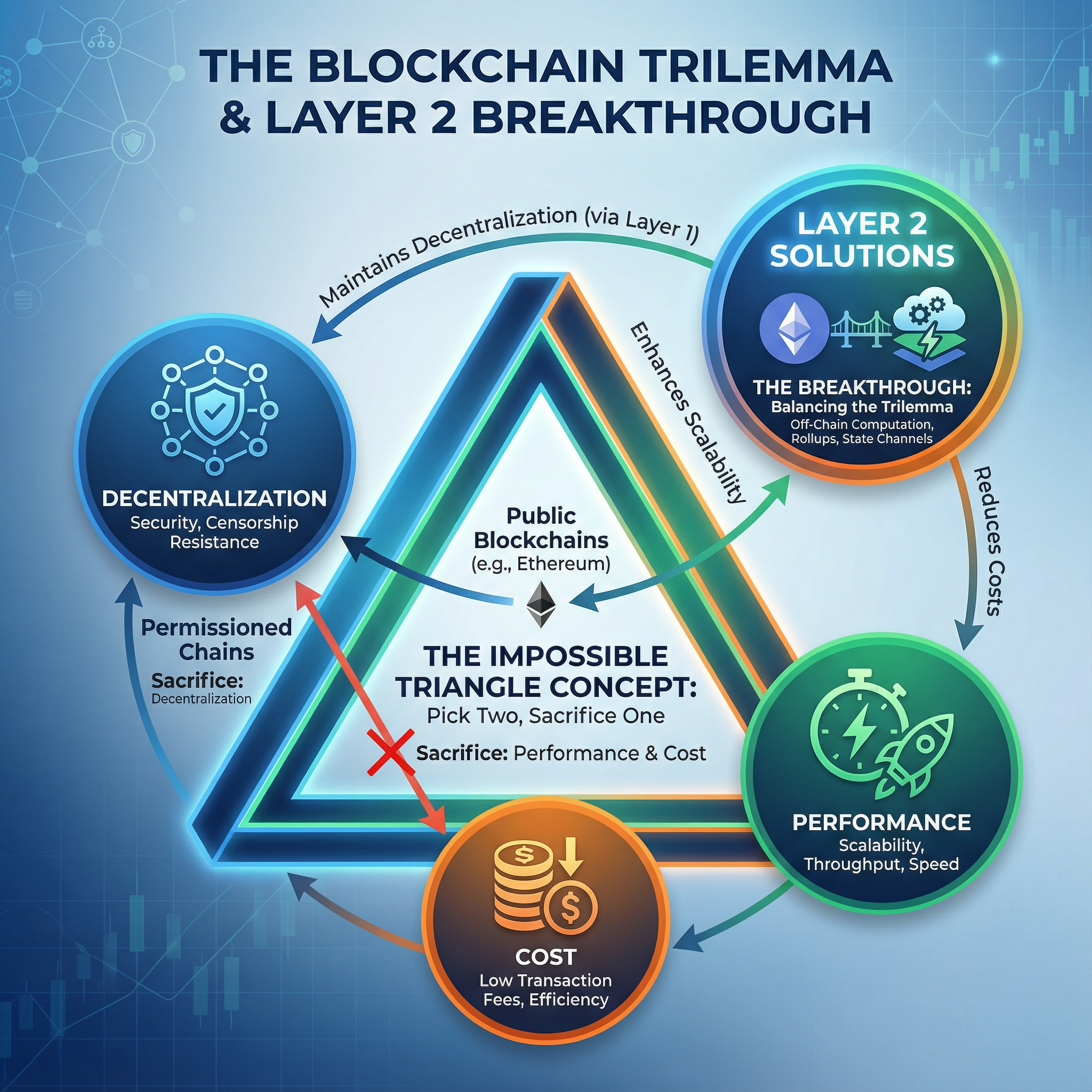 Blockchain Trilemma and Layer 2 Solutions